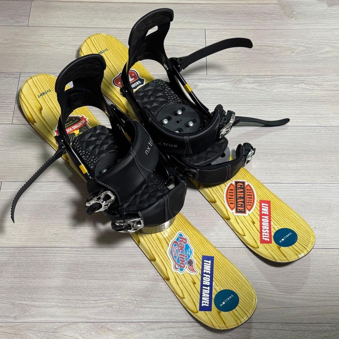 【スノーブーツ対応】ショートスキー、ファンスキー