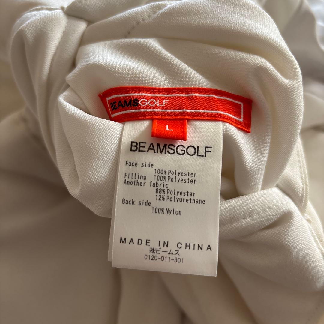 マシャマシャ　BEAMS GOLF ジャケットブルゾン4WAY ホワイトL