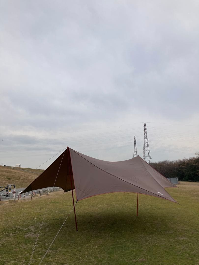 ⭐︎最終価格⭐︎スノーピークHDタープシールドヘキサエボォPro.ポールセット