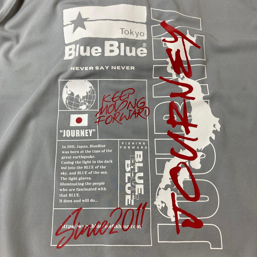 BlueBlue ブルーブルー ジップアップパーカー Journeyグレー XL