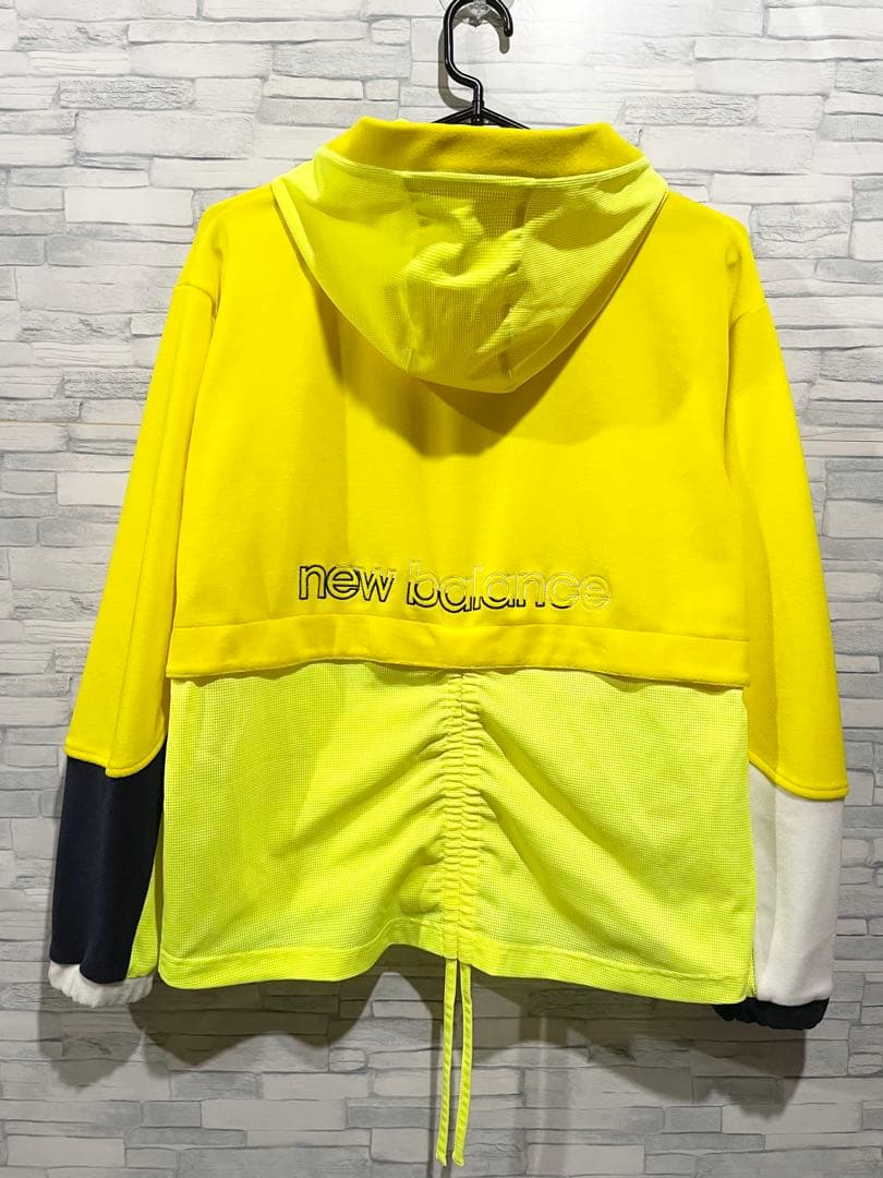 NEW BALANCE ニューバランス ジップ パーカー イエロー サイズ2 L