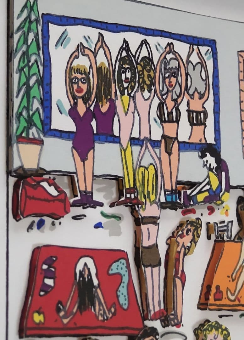 ポップアート リジィー WOMEN WHO WORK OUT 3D