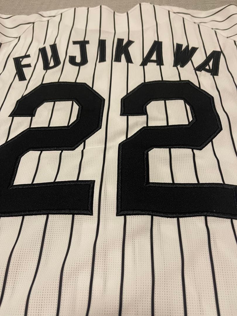 阪神タイガース　2025年モデル　ホームレプリカユニフォーム　Lサイズ 藤川球児