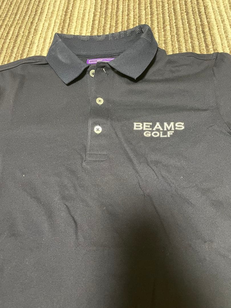 BEAMS GOLF ポロシャツ M ネイビー