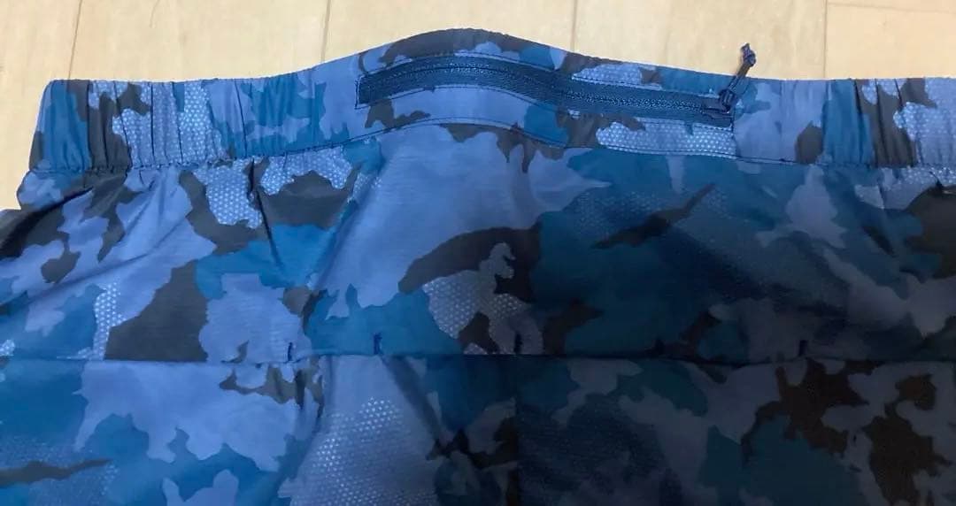 新品未着用　ノースフェイス　ショートパンツ　Lサイズ　/　青系カモフラ