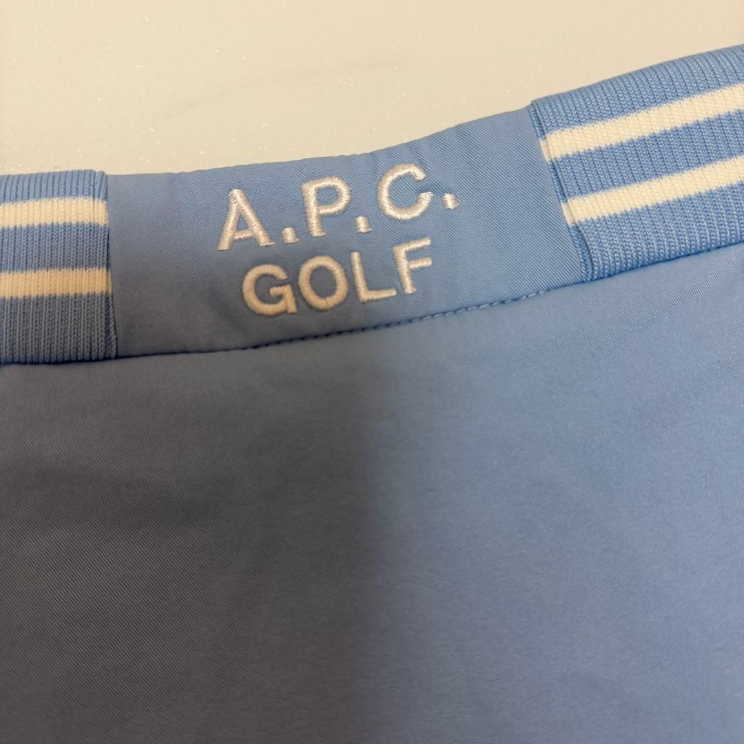 A.P.C. GOLF ライトブルースカート　刺繍ロゴ　Mサイズ