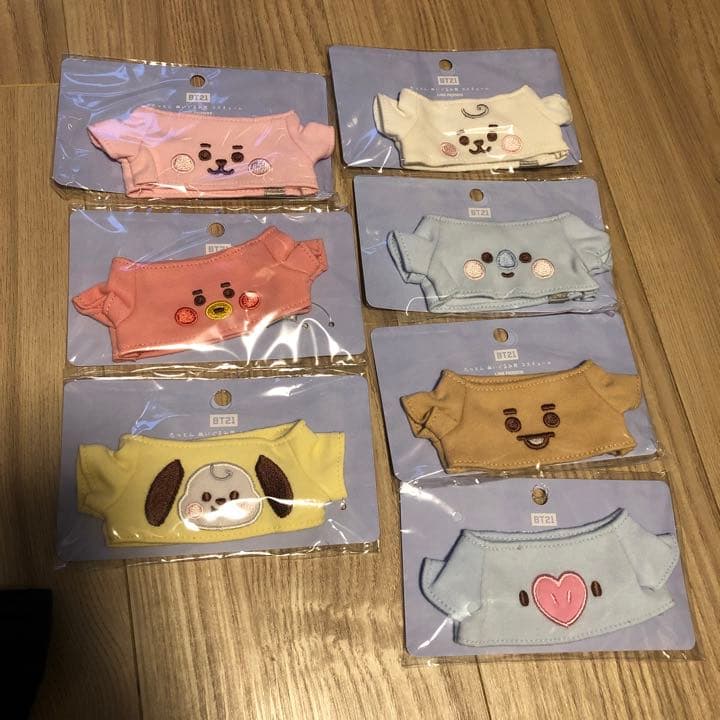 BT21  たっとんコスチューム　ベビー　Sサイズ用　Tシャツ コンプリート