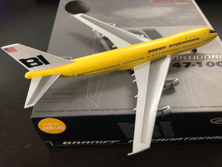 航空機・ヘリコプター Jet-X 1/400 JXM145 B747-100 BRANIFF