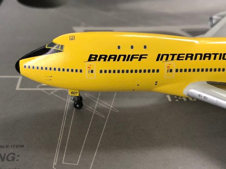航空機・ヘリコプター Jet-X 1/400 JXM145 B747-100 BRANIFF