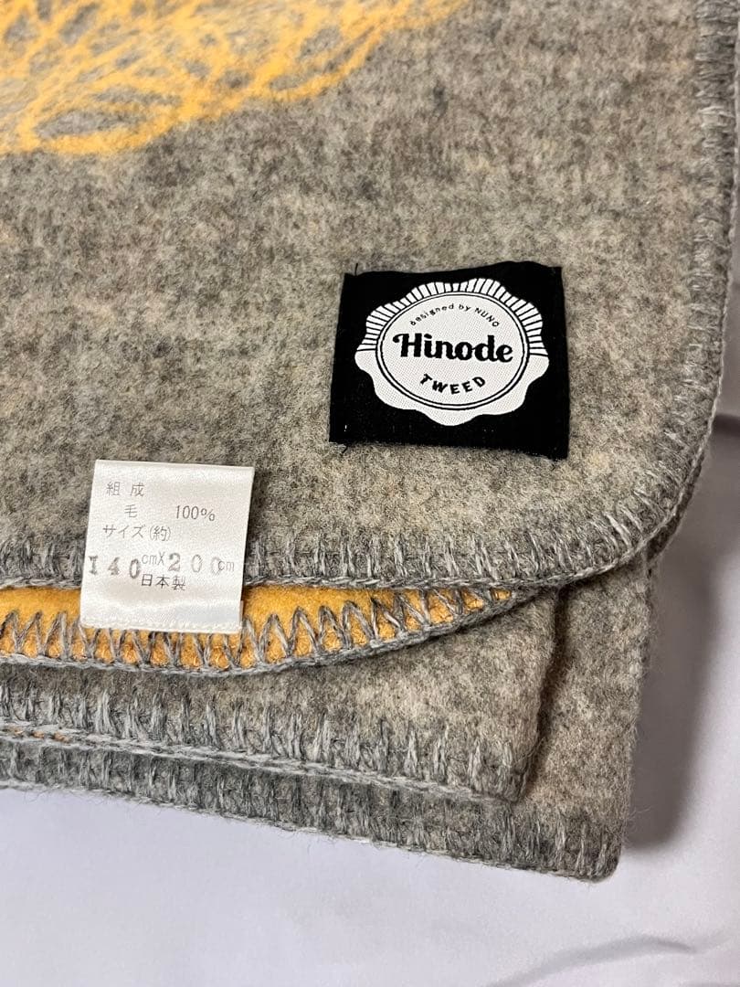 Hinode ツイード ウールブランケット 日本製