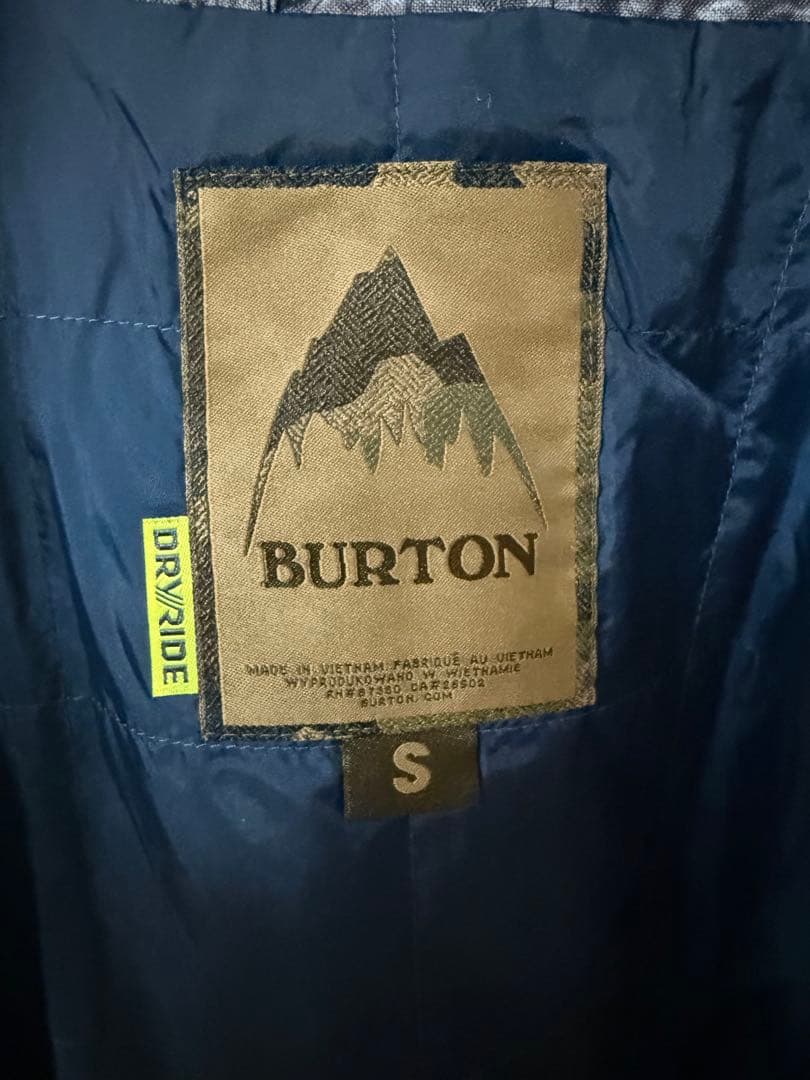 【未使用級】BURTON ウェア　DRYRIDE size S
