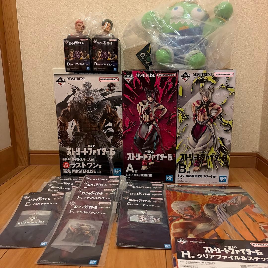 r*迎様 ストリートファイター6 一番くじ A賞 B賞 ジュリ ラストワン賞 豪