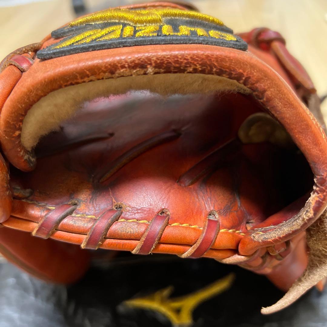 【人気】ミズノプロ 投手用 オーダーグローブ 硬式用 レッド 野球