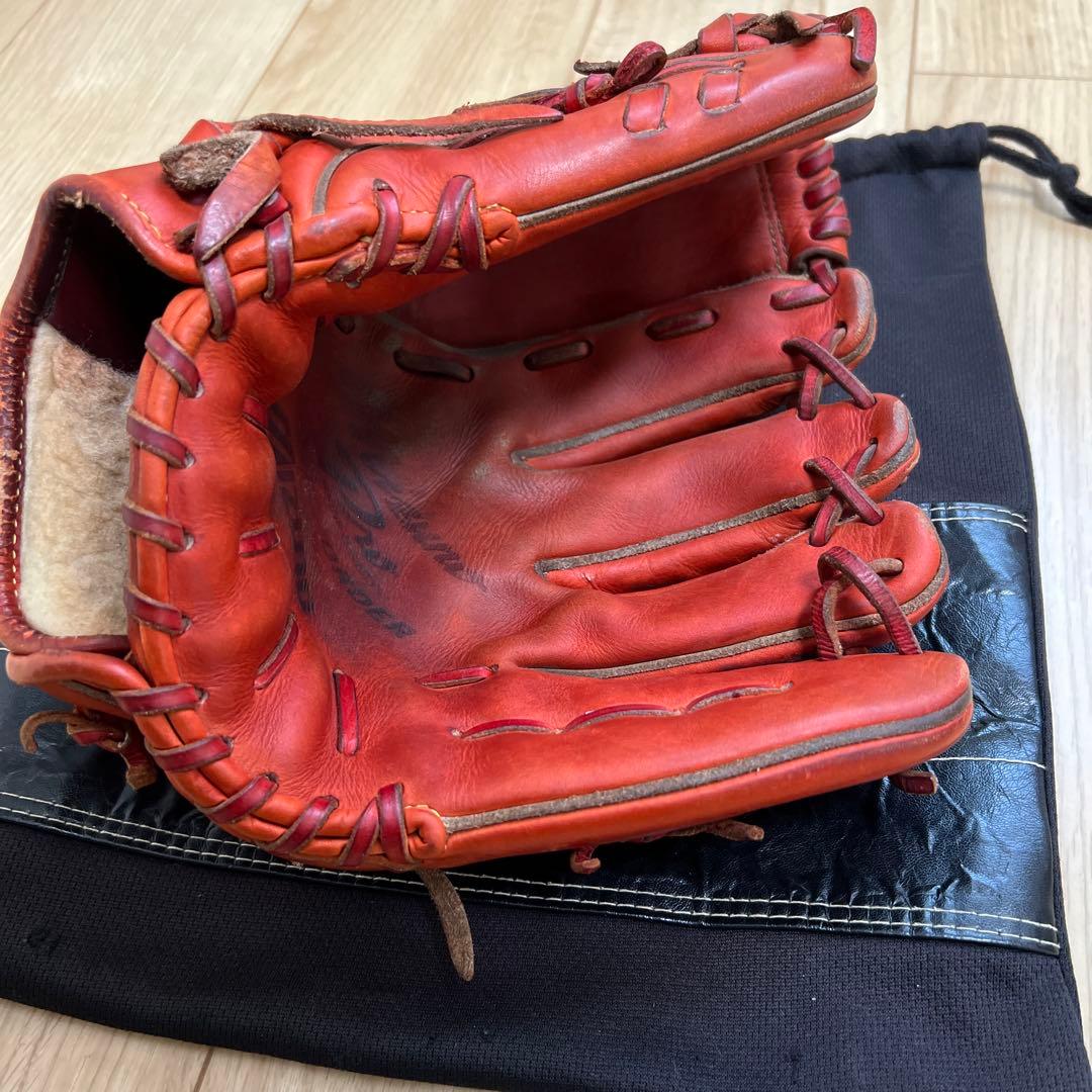 【人気】ミズノプロ 投手用 オーダーグローブ 硬式用 レッド 野球