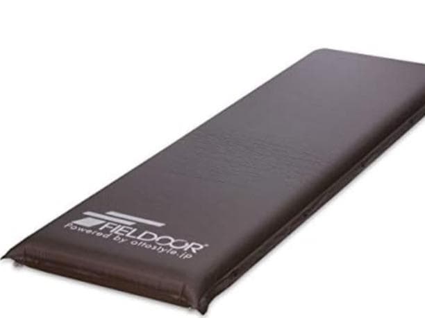 FIELDOOR インフレーターマット 厚み10cm サイズS ブラウン