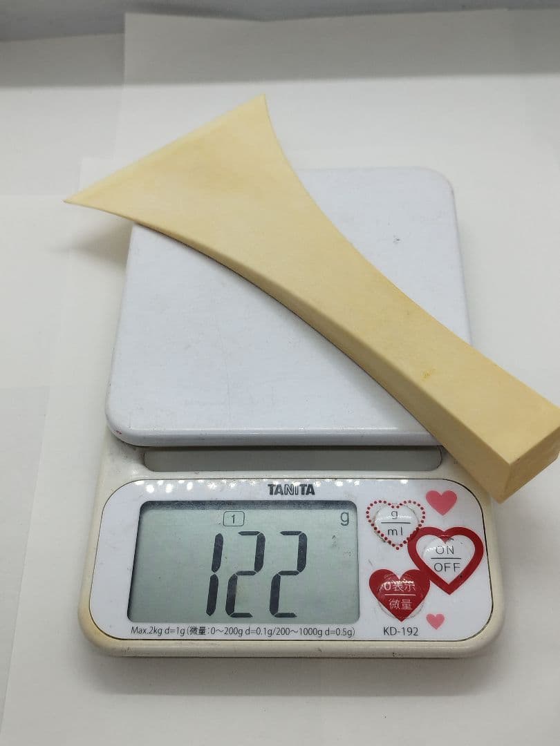 三味線の撥 バチ  カバー付き 天然素材　和楽器 弦楽器 重さ約　122g