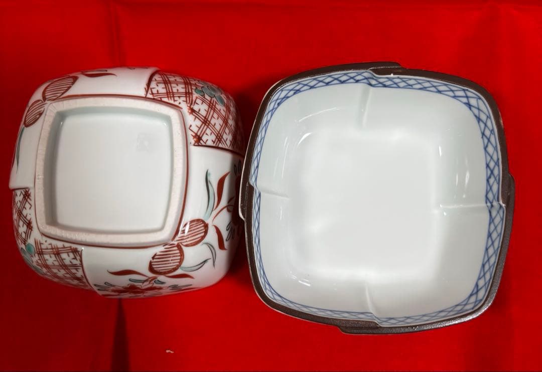 【新品】2名様　お正月　祝膳　羽子板皿　庫山窯　光琳絵皿　12点セット