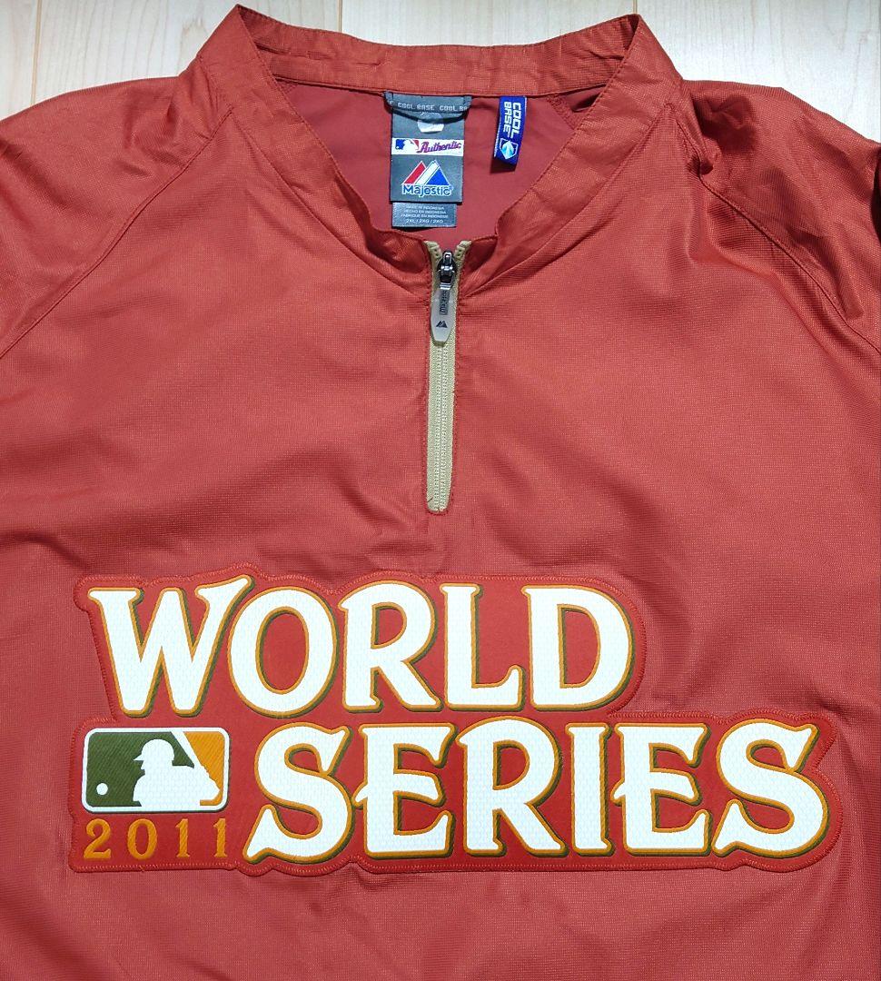 MLB 2011ワールドシリーズ Majestic ナイロンジャケット【2XL】