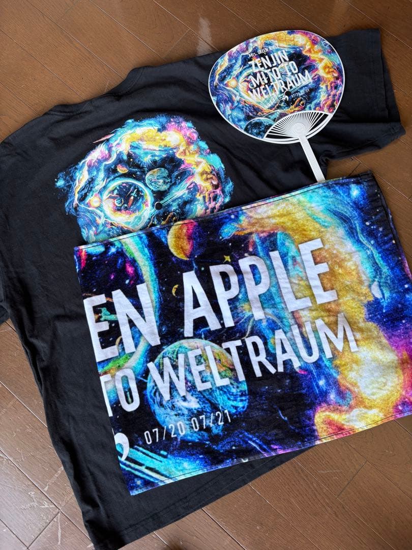 ミセスグリーンアップルゼンジンTシャツXL & タオルとうちわ セットおまけ付