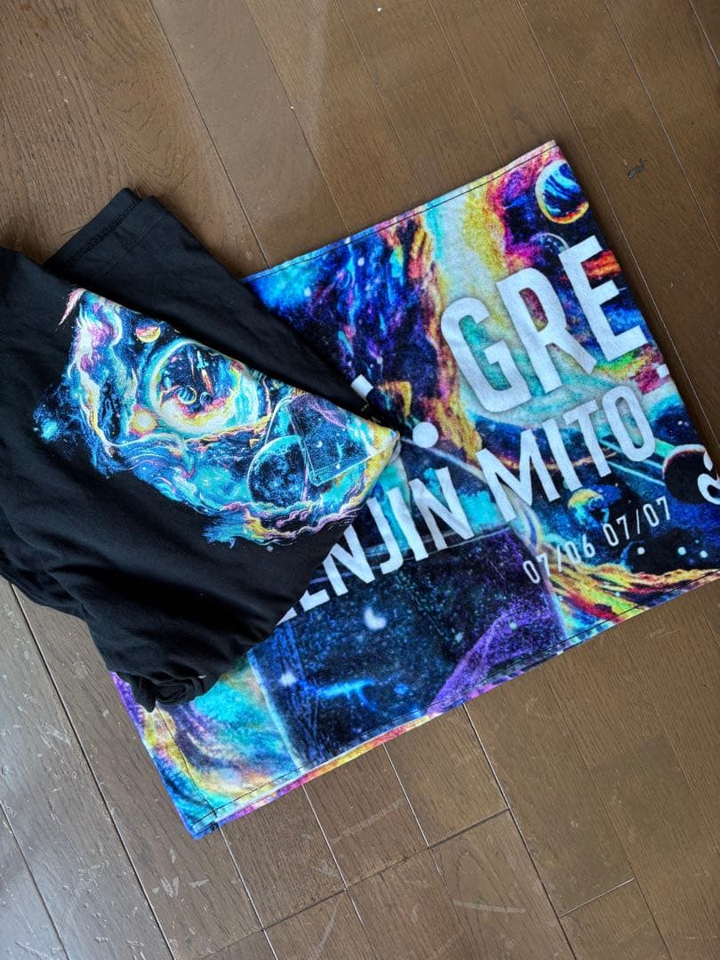 ミセスグリーンアップルゼンジンTシャツXL & タオルとうちわ セットおまけ付