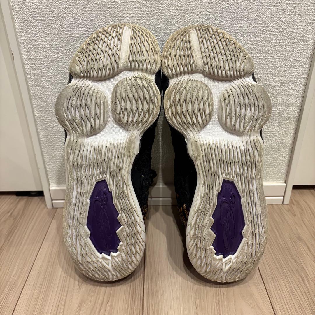 【レイカーズカラー】NIKE レブロン17 27.5cm バッシュ