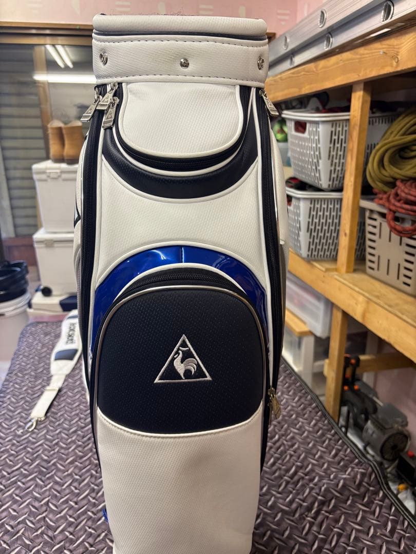 le coq sportif キャディバッグ トリコロールデザイン　中古