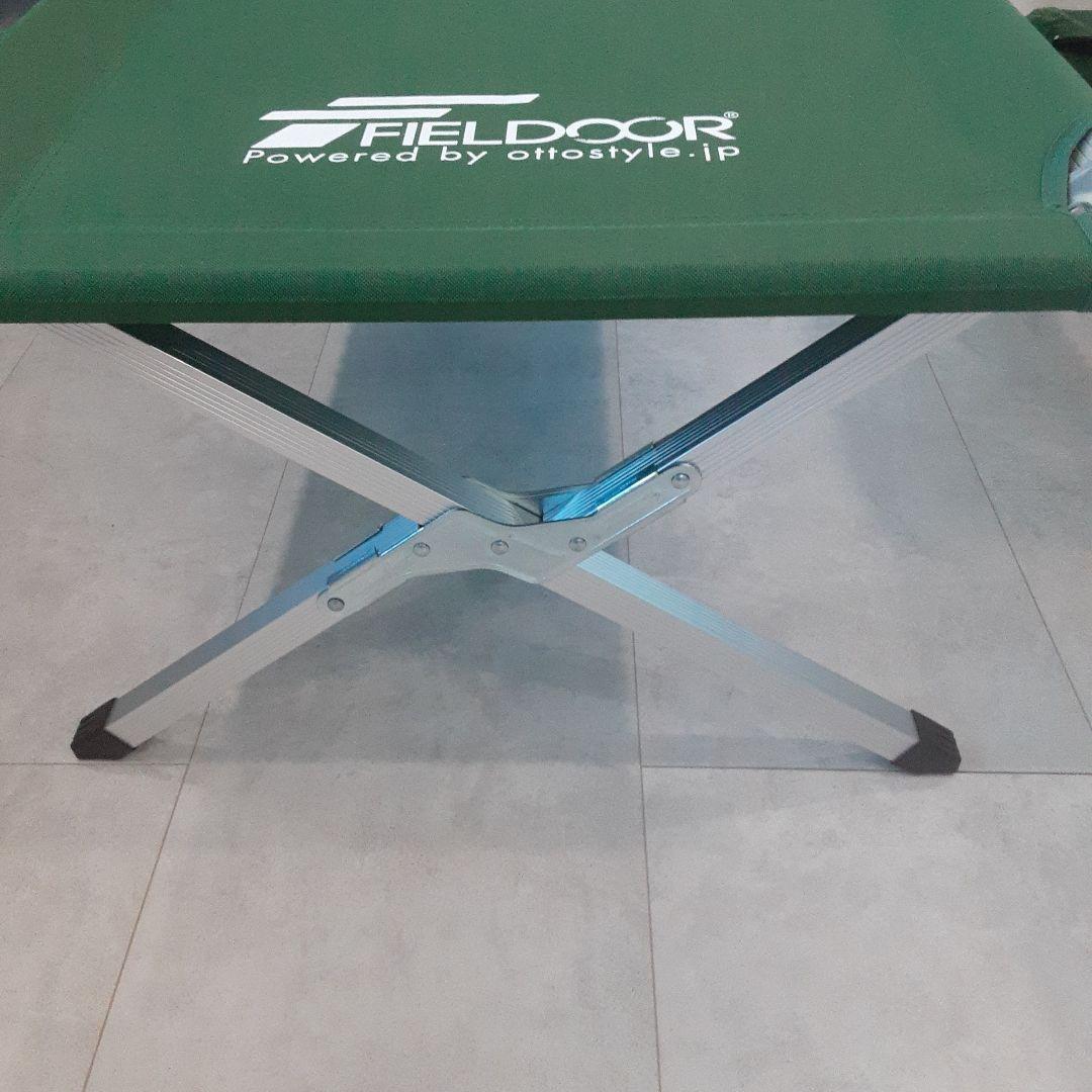 2台セット FIELDOOR アウトドアコット 折りたたみ ユーティリティベッド