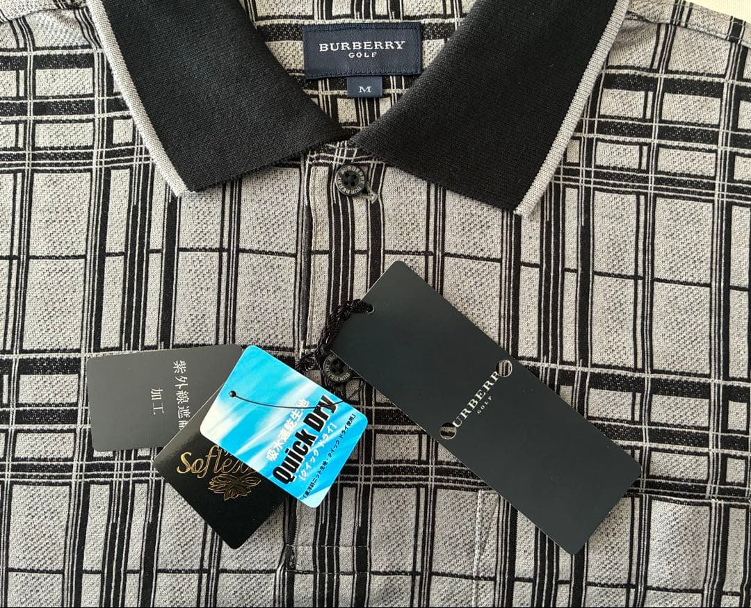 新品 BURBERRY GOLF バーバリーゴルフ ポロシャツ M