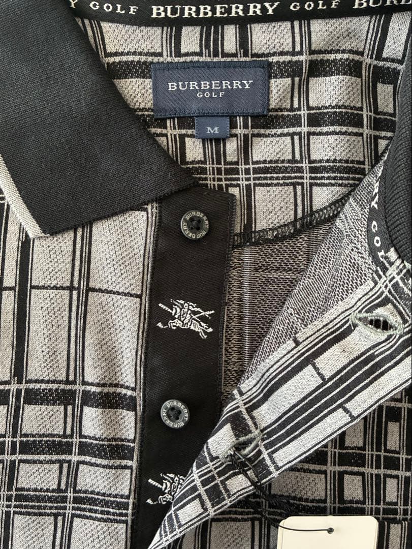 新品 BURBERRY GOLF バーバリーゴルフ ポロシャツ M