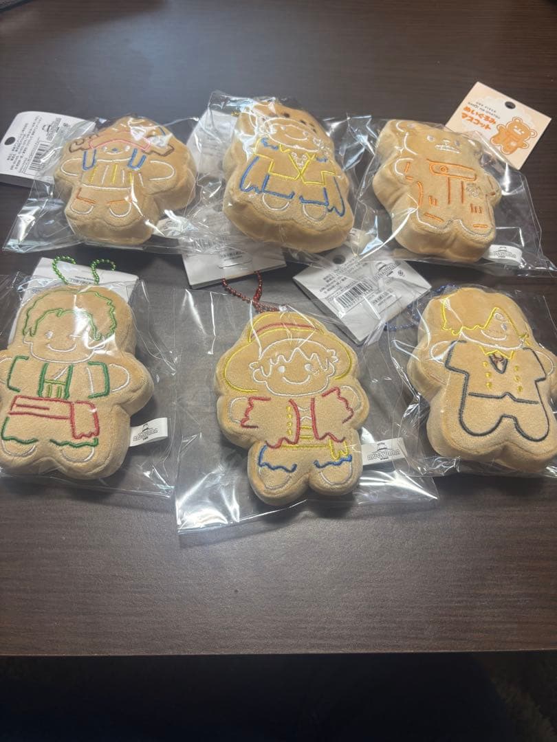 ワンピース　SANJI no OYATSU ぬいぐるみマスコット　全種　6体