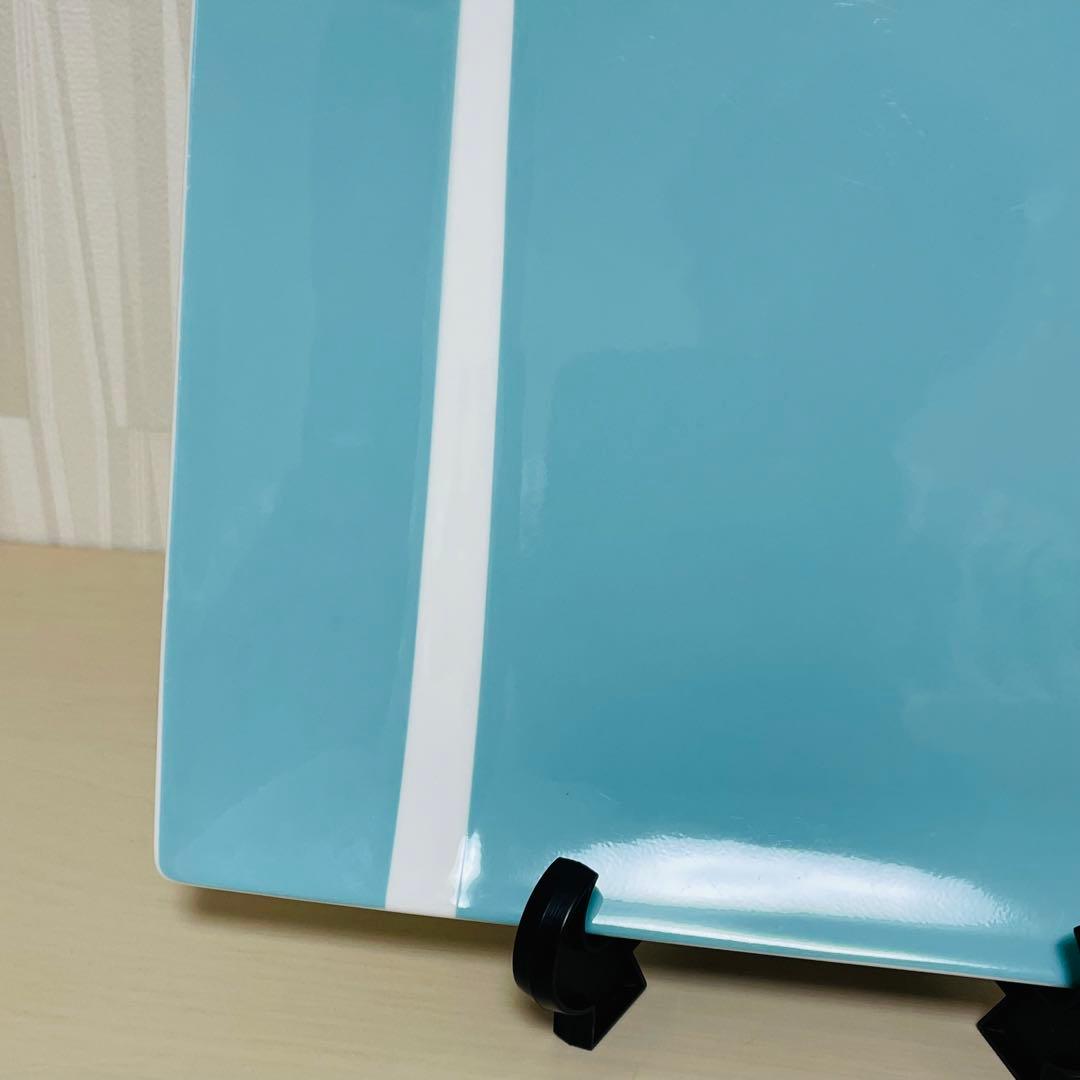 Tiffany ティファニー ブルーリボン スクエア プレート 皿 ペア ２枚
