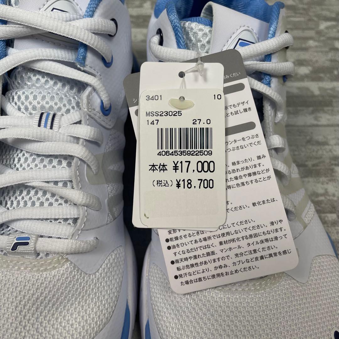 FILA SPAGHETTI C2 S ホワイト/ブルー 27.0cm