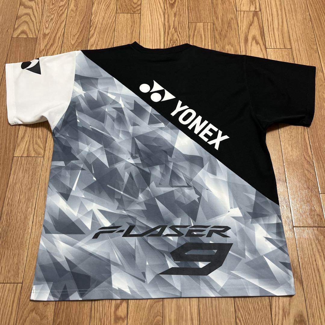 YONEX F-LASER9 プロモーションTシャツ　ゲームシャツ　ソフトテニス