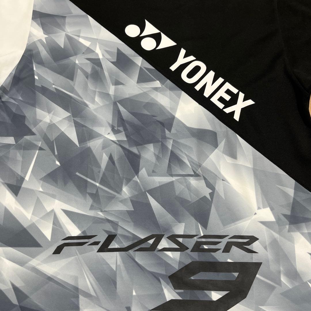 YONEX F-LASER9 プロモーションTシャツ　ゲームシャツ　ソフトテニス
