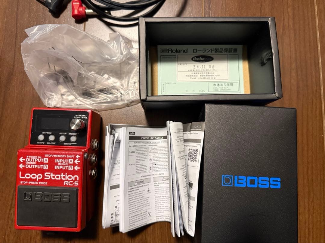 BOSS ループステーション rc-5 FS-7 ケーブルセット