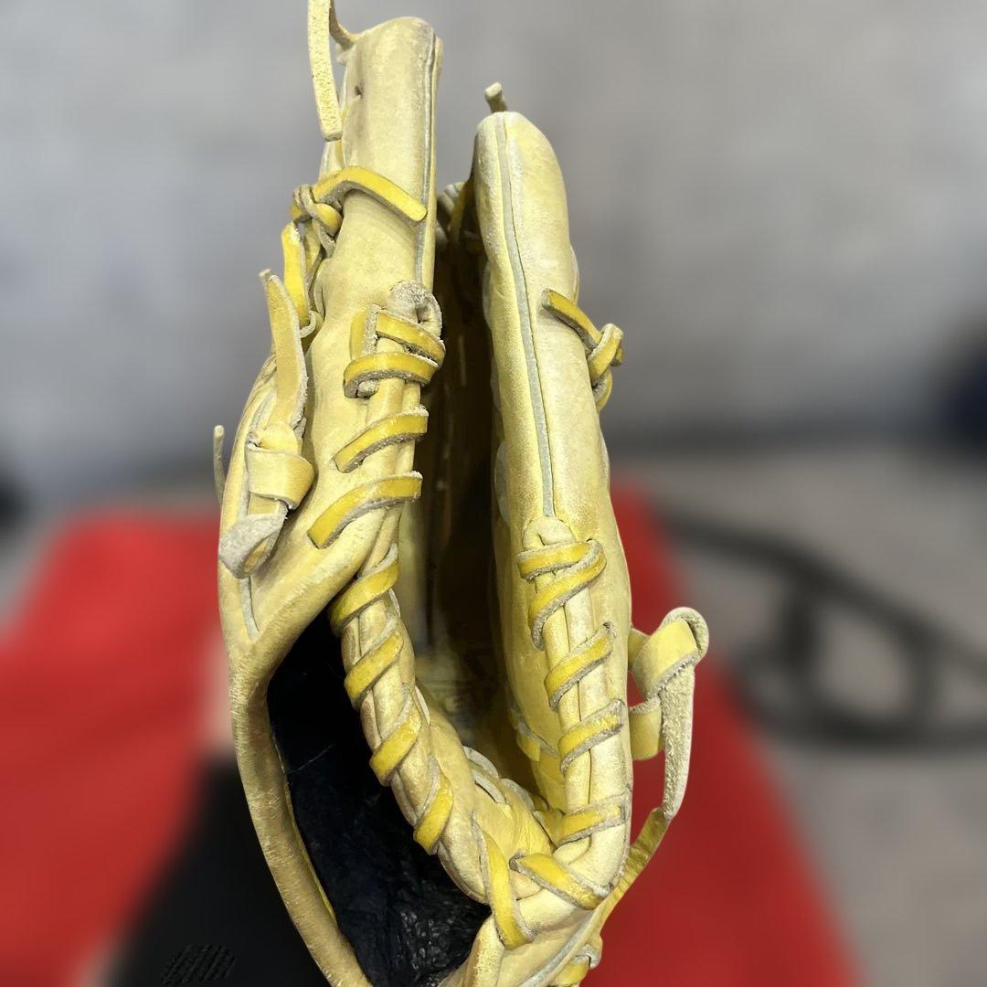 即戦力】ミズノ 軟式・ソフトボール兼用 内野手用グローブ Mizuno 赤ラベル