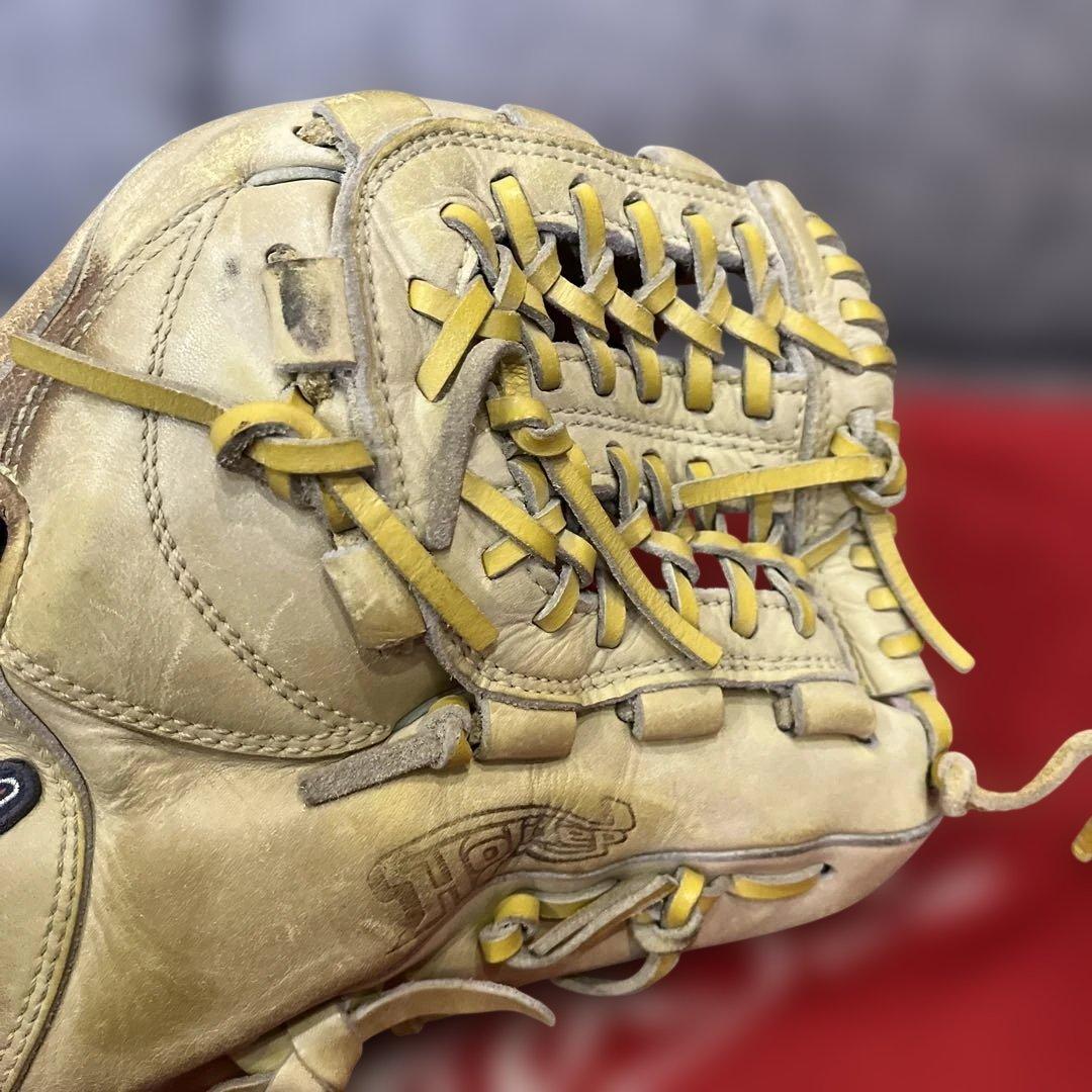 即戦力】ミズノ 軟式・ソフトボール兼用 内野手用グローブ Mizuno 赤ラベル