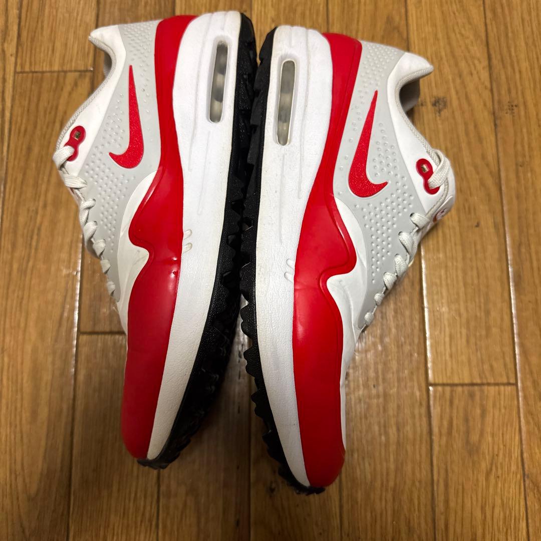 値下げ　Nike Air Max ホワイト/レッド　ゴルフ