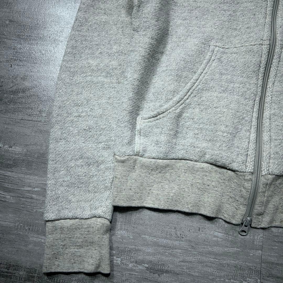 BEAMS GOLF ビームス ゴルフウェア ジップパーカー ロゴ グレー L