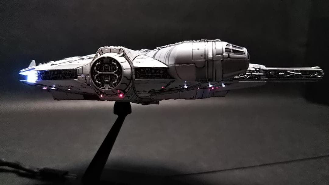 ミレニアムファルコン MF 電飾改修 　完成品 ビークルモデル　1/350 管⑤