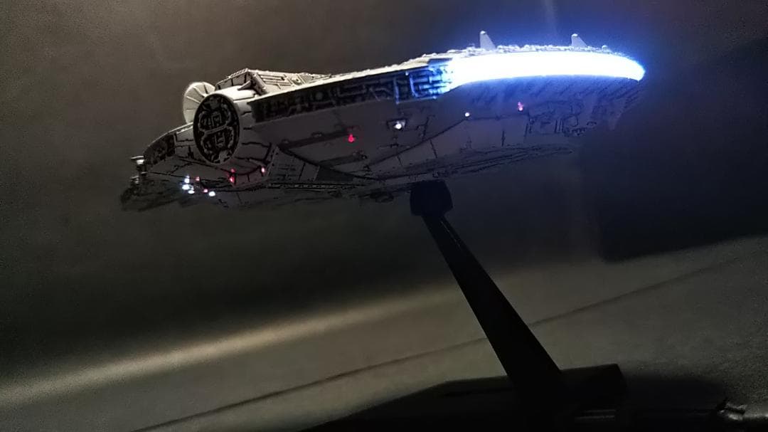 ミレニアムファルコン MF 電飾改修 　完成品 ビークルモデル　1/350 管⑤