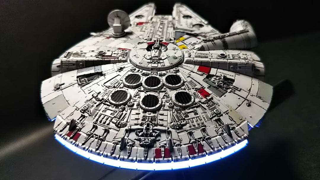 ミレニアムファルコン MF 電飾改修 　完成品 ビークルモデル　1/350 管⑤