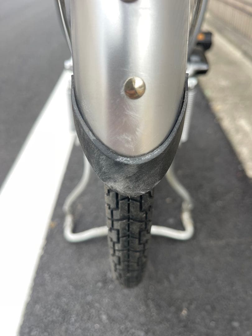 電動アシスト自転車 ベージュ 前バスケット付き