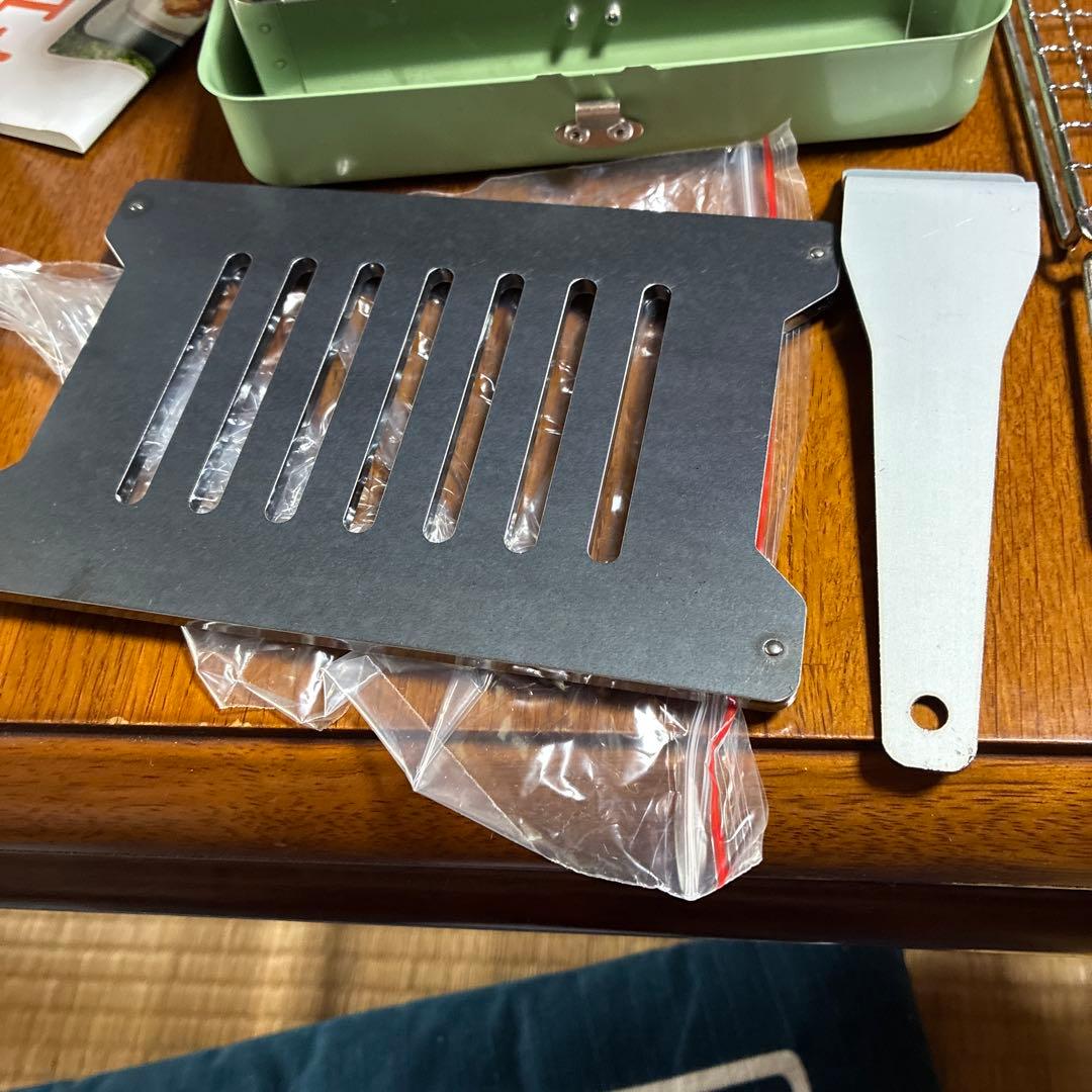 バーベキュー・調理用品 LOGOS ATTACHE CASE TYPE GRILL mini