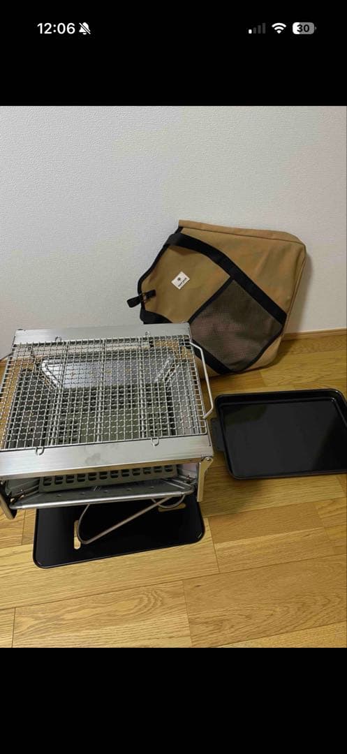 ステンレス 焚き火台 焼き網 収納バッグ付き