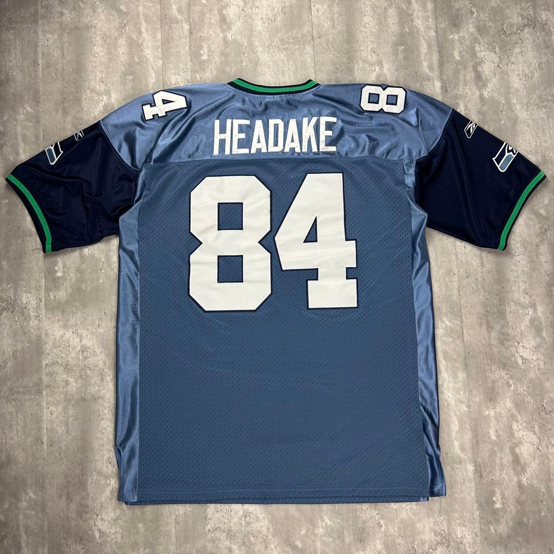 Reebok NFL 全刺繍 シーホークス アメフトゲームシャツ 60 6553