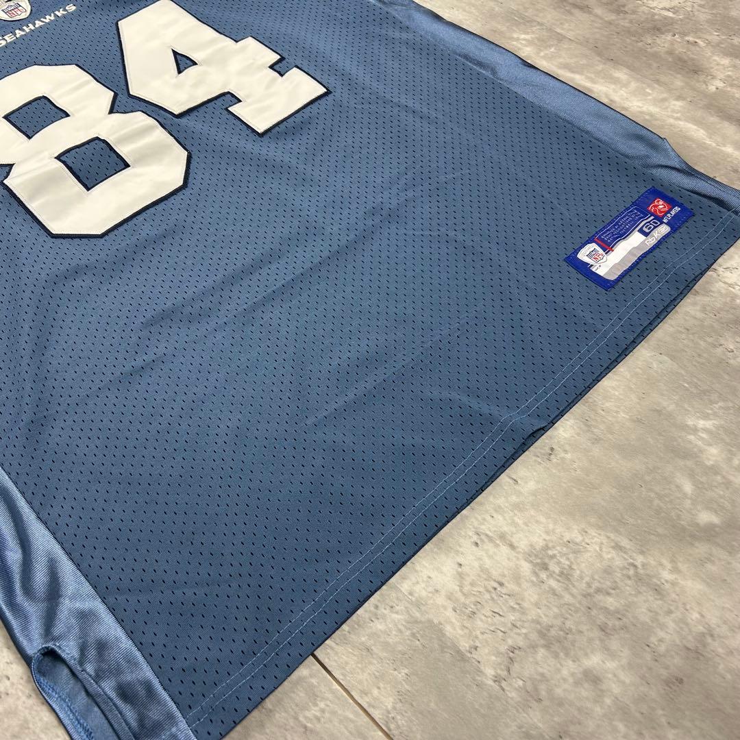 Reebok NFL 全刺繍 シーホークス アメフトゲームシャツ 60 6553