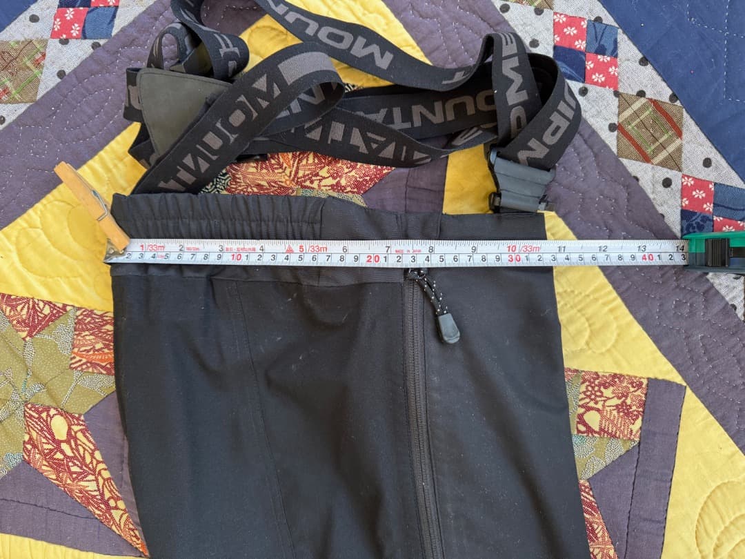 MOUNTAIN EQUIPMENT ビブパンツ（雪山可）Sサイズ ブラック