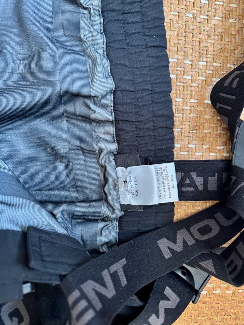 MOUNTAIN EQUIPMENT ビブパンツ（雪山可）Sサイズ ブラック