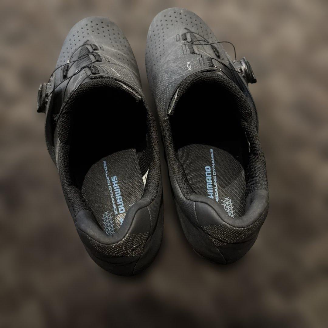 SHIMANO ボアクロージャー ブラックシューズ